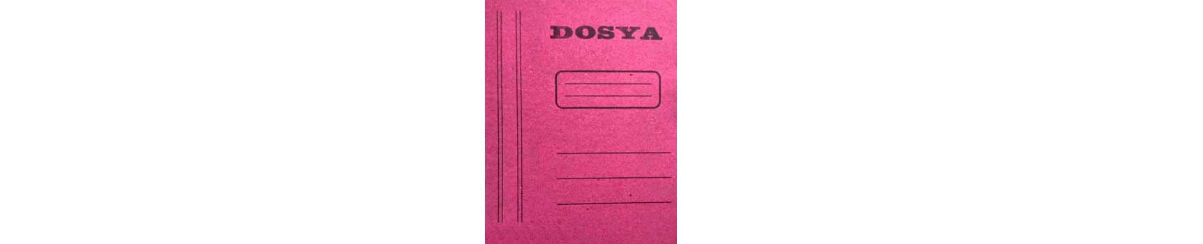 pembe dosyalık kartondan tam kapak dosya